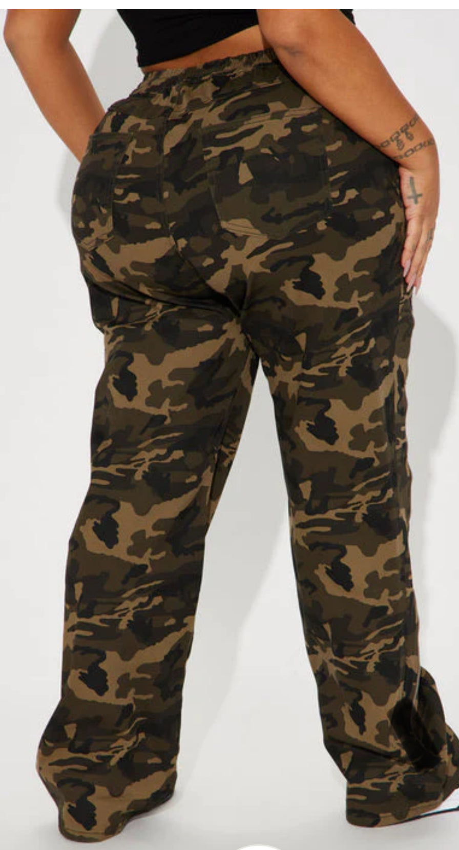 Plus Twill Camo Pants