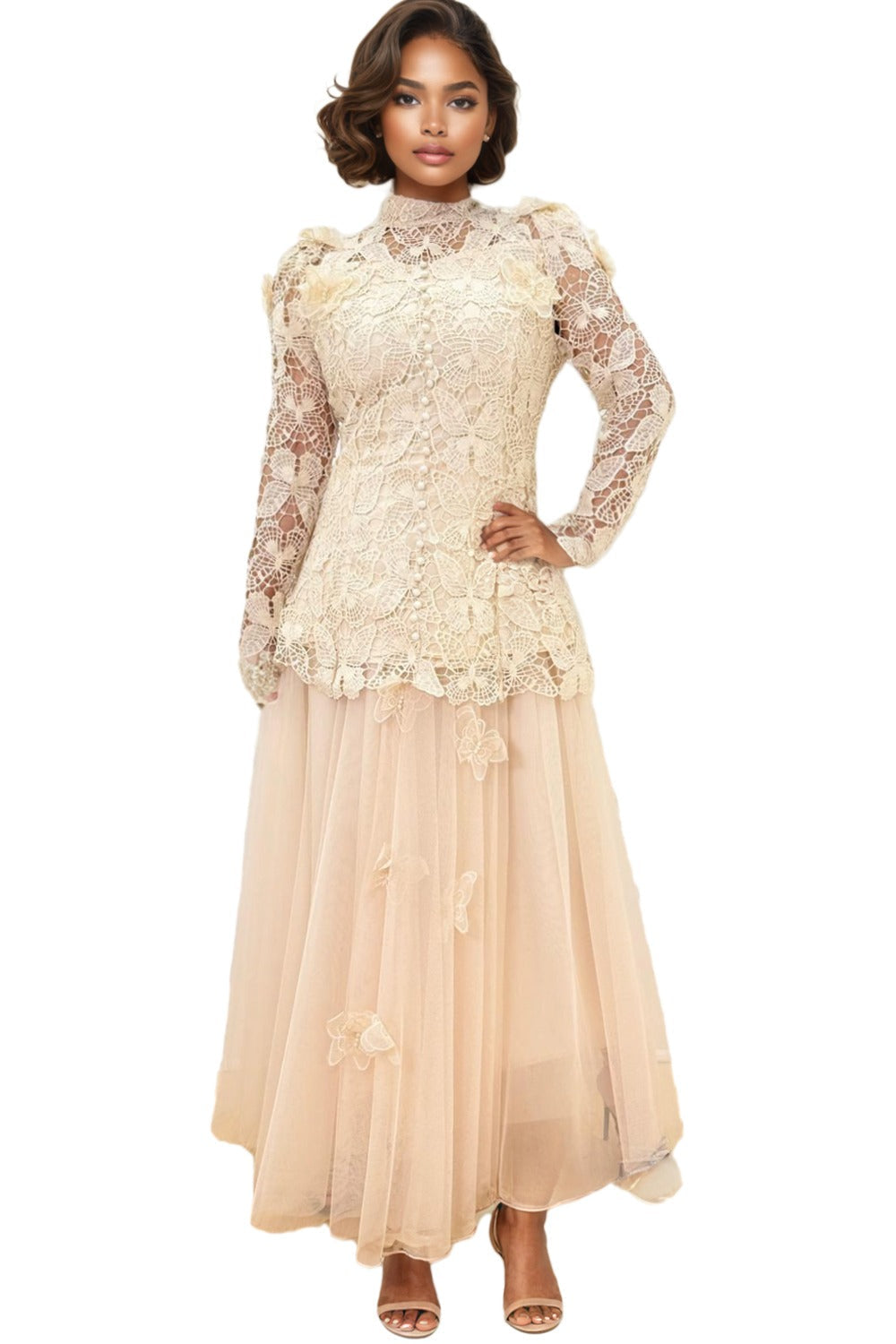 Lace Skirt Set