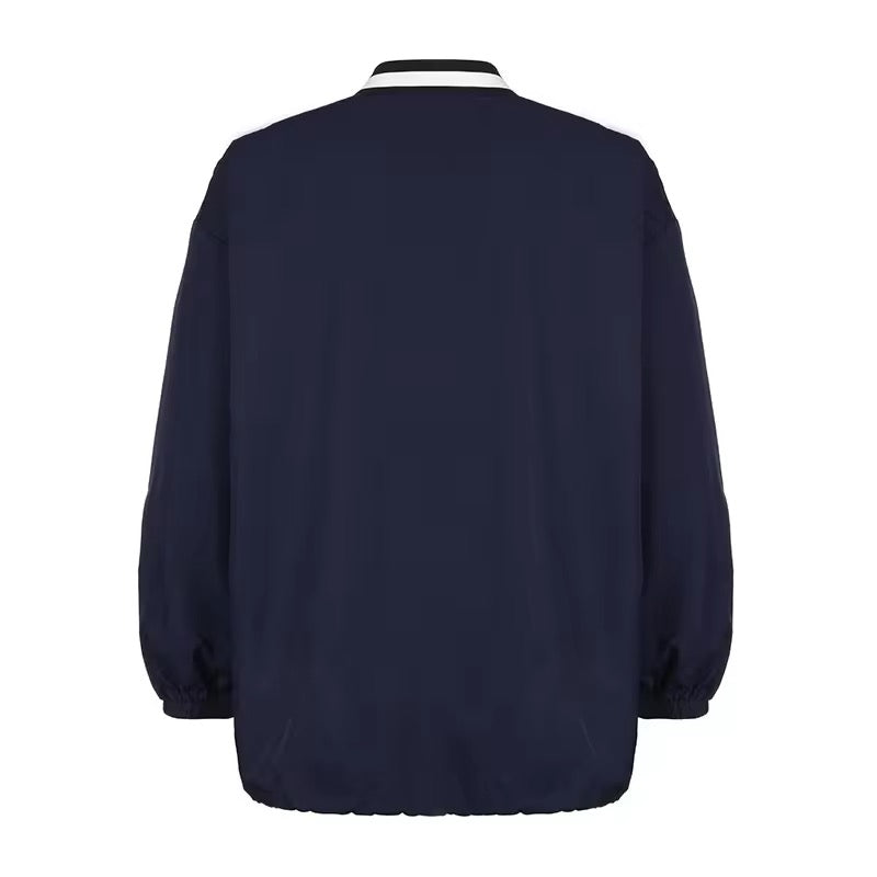 Navy Varsity Pullover
