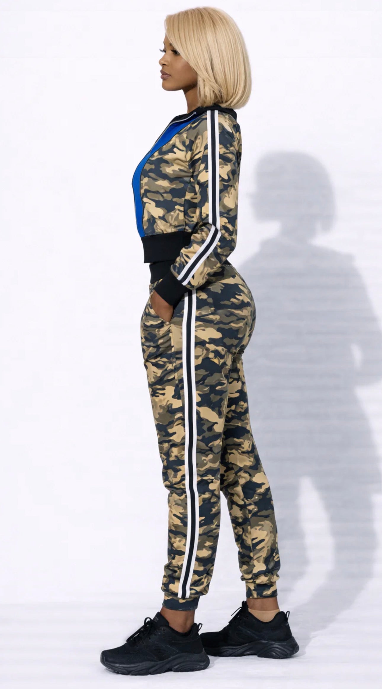 Camo Track Pants Set