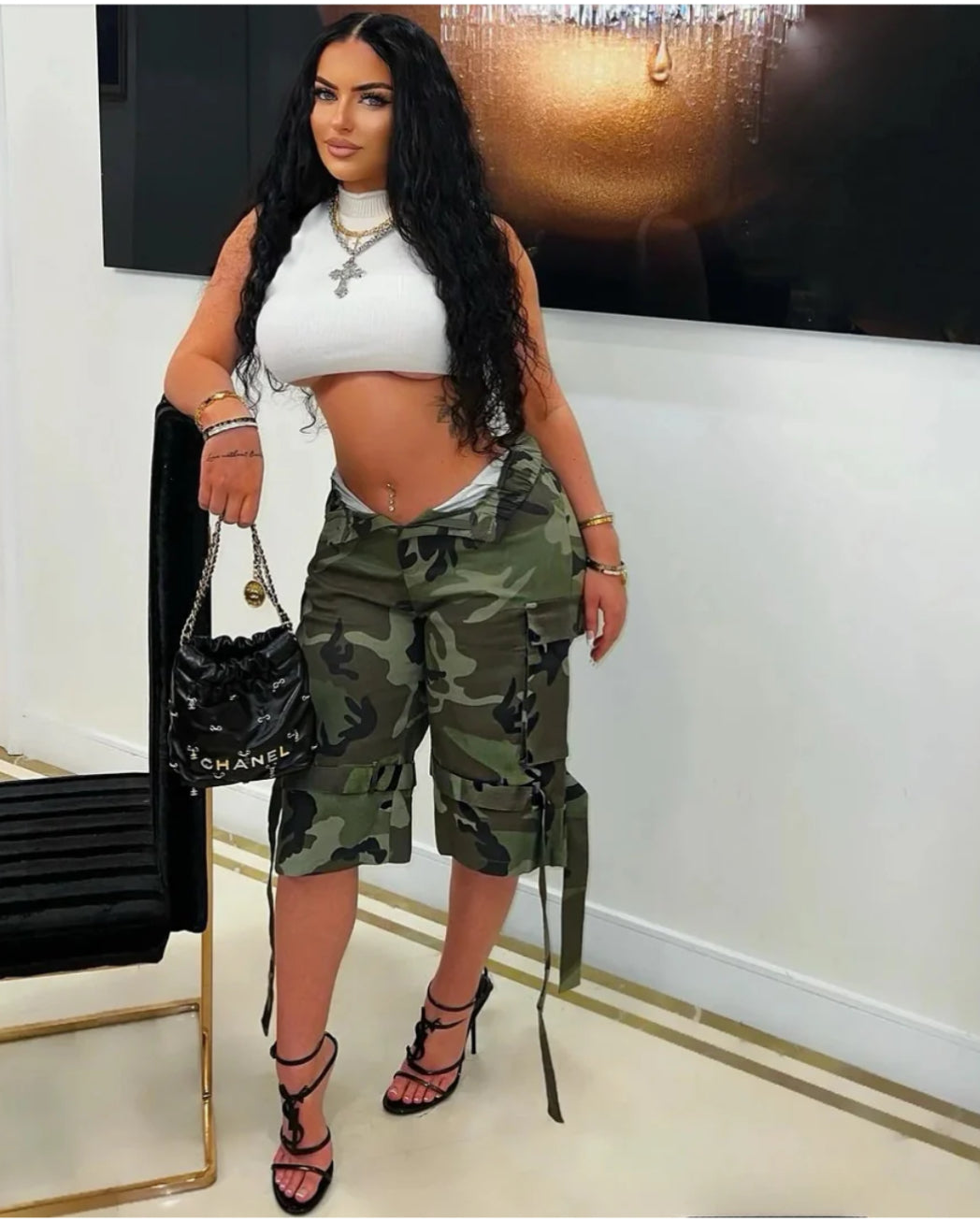 CAMO BERMUDA SHORTS