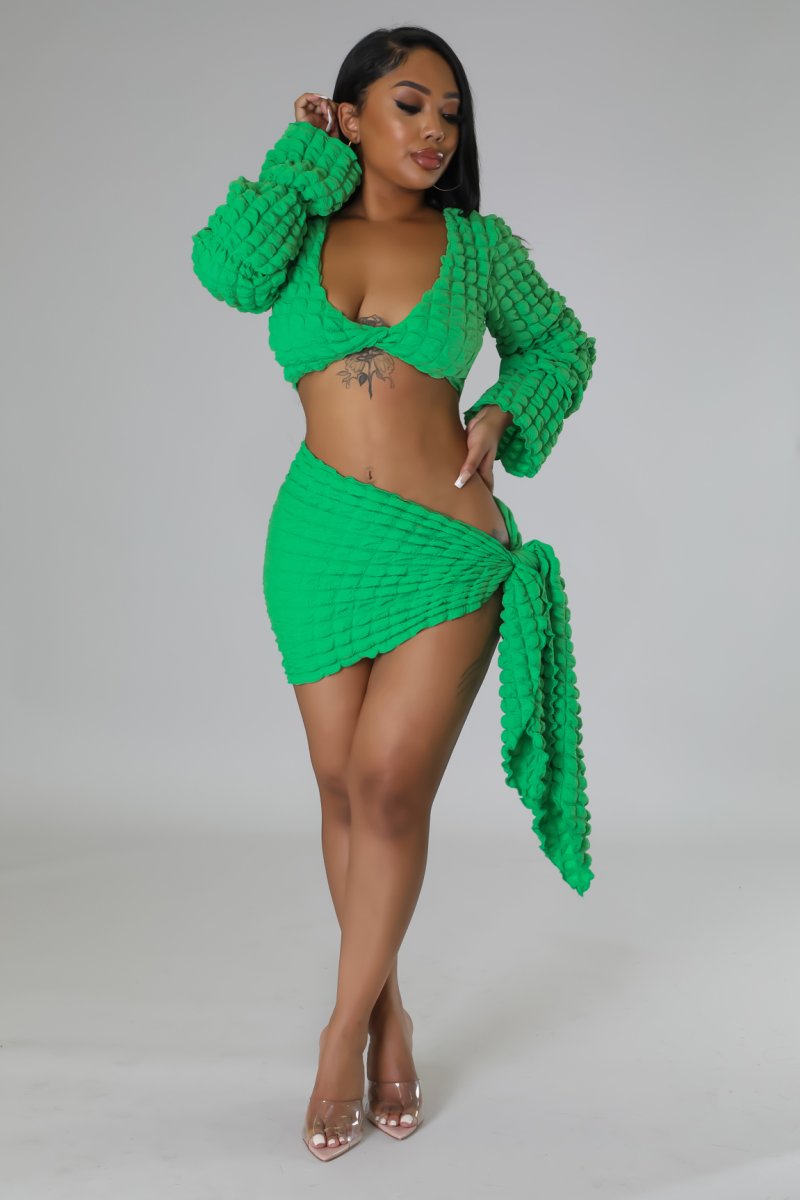 BUBBLY SKIRT SET