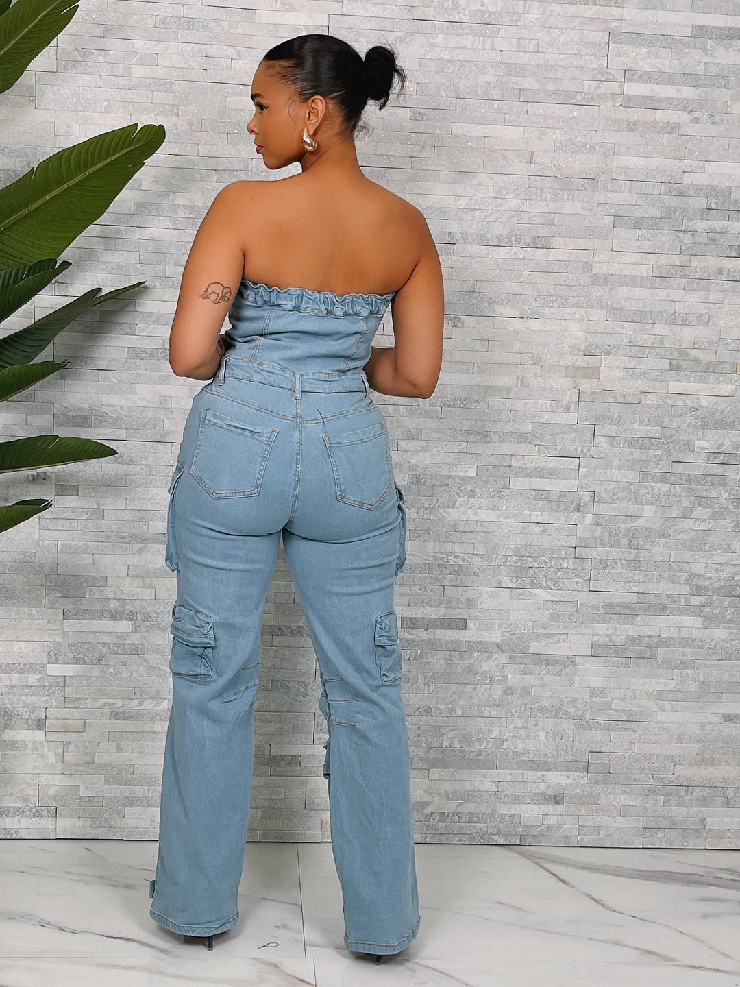 LORI DENIM JUMPSUIT