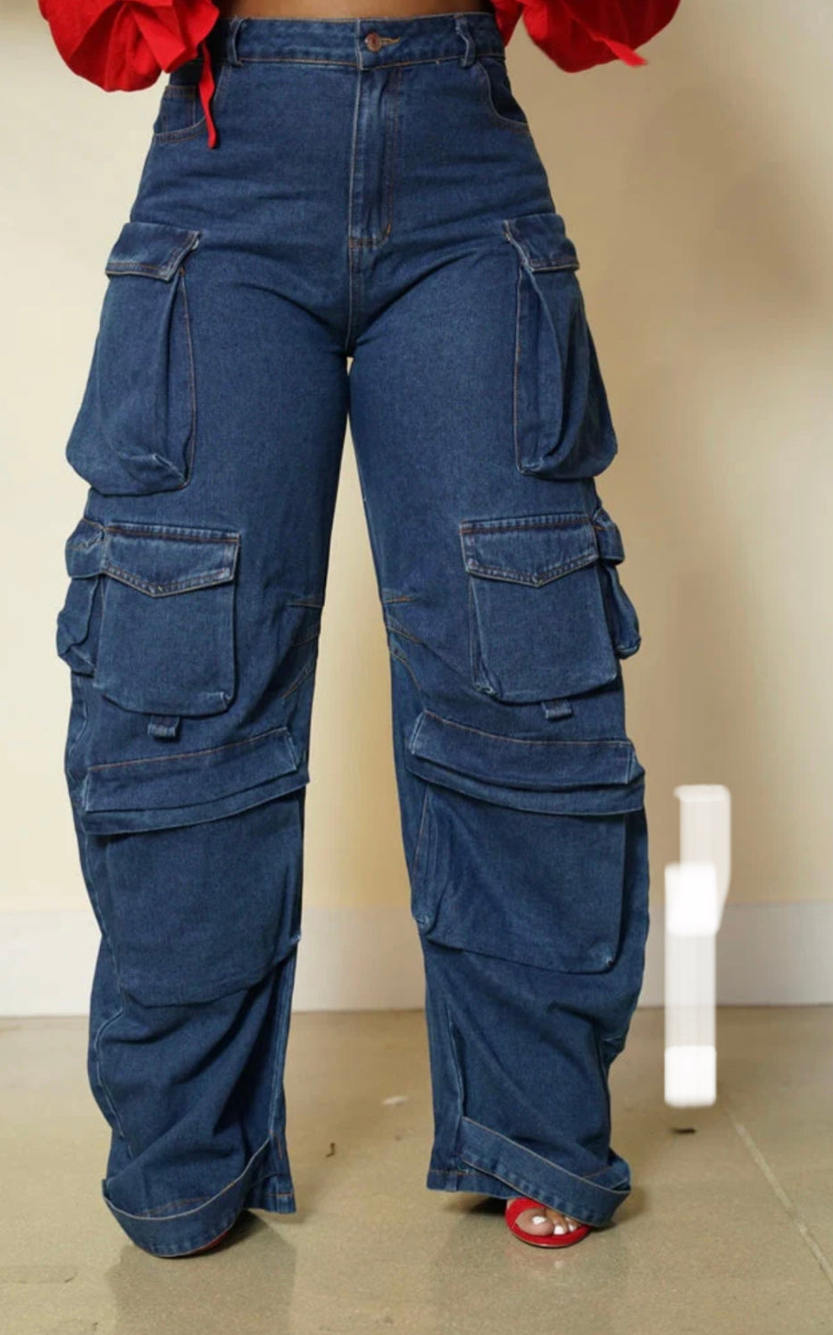 Dark Denim Cargo