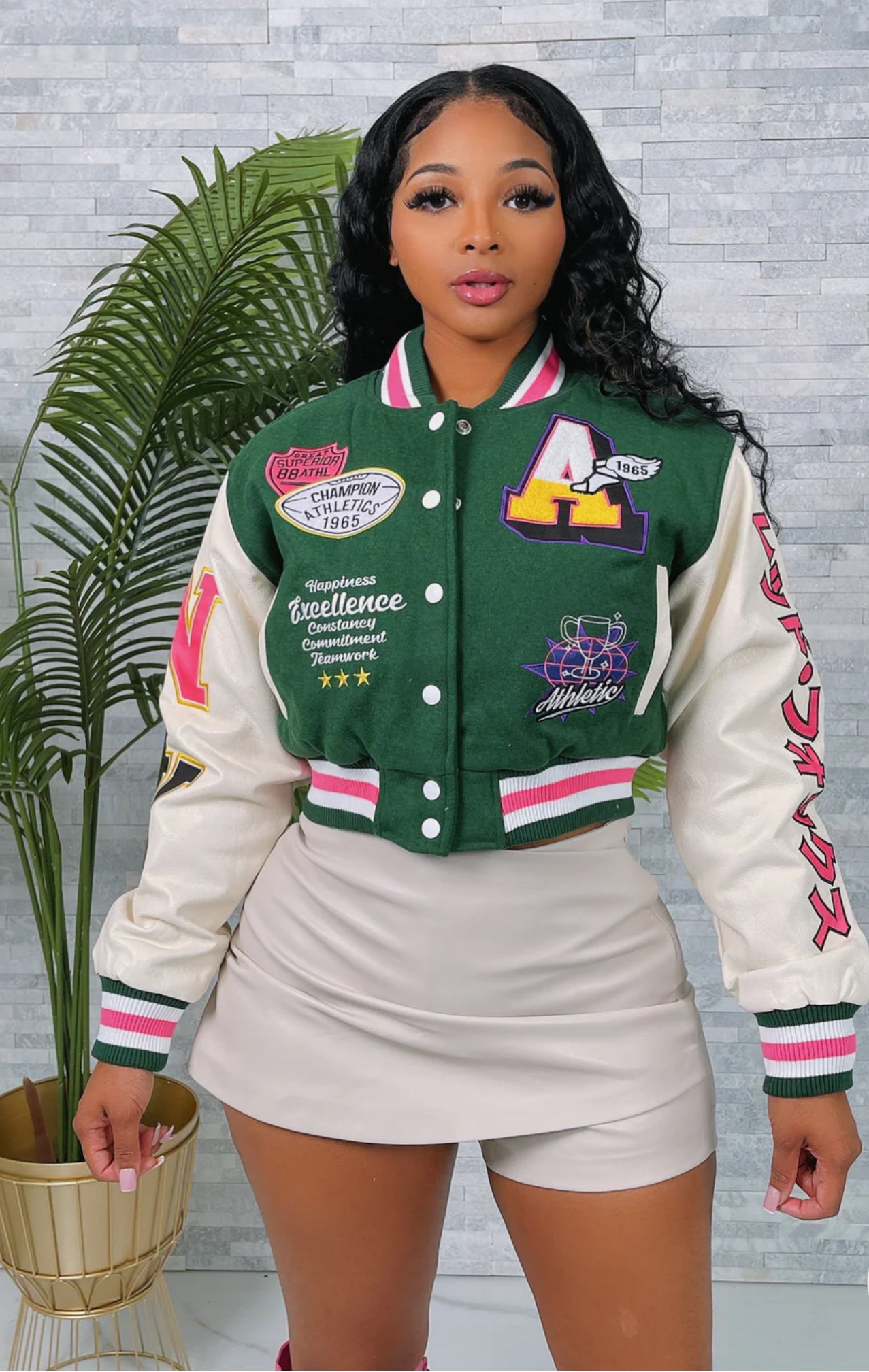 Going Green Varsity Jacket