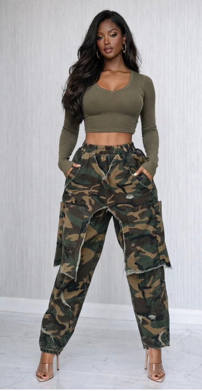 Camo Baggy Pants