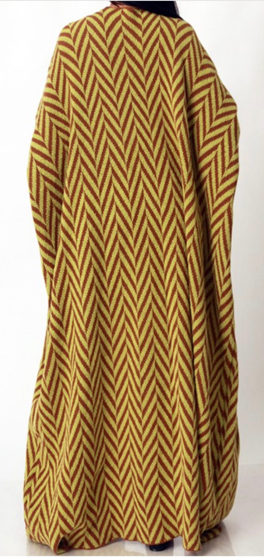 African Print Maxi Cardigan