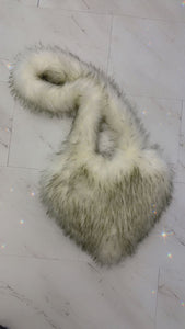 Furry Heart Bag
